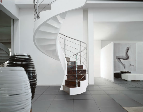 Модели лестниц: спиральная, прямая, винтовая. Обзор + Фото